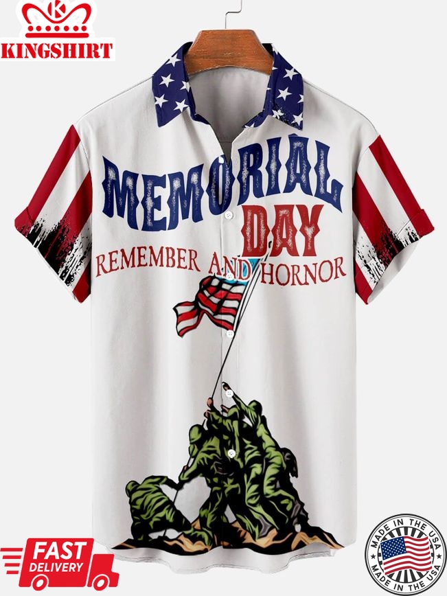 Valor in Paradise: Honoring American Heroes on Memorial Day Shirt