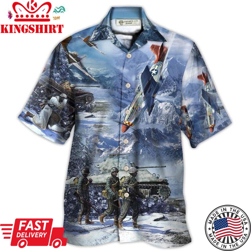 Veteran Only The Dead Have Seen The End Of War With Ice Snow Hawaiian Shirt