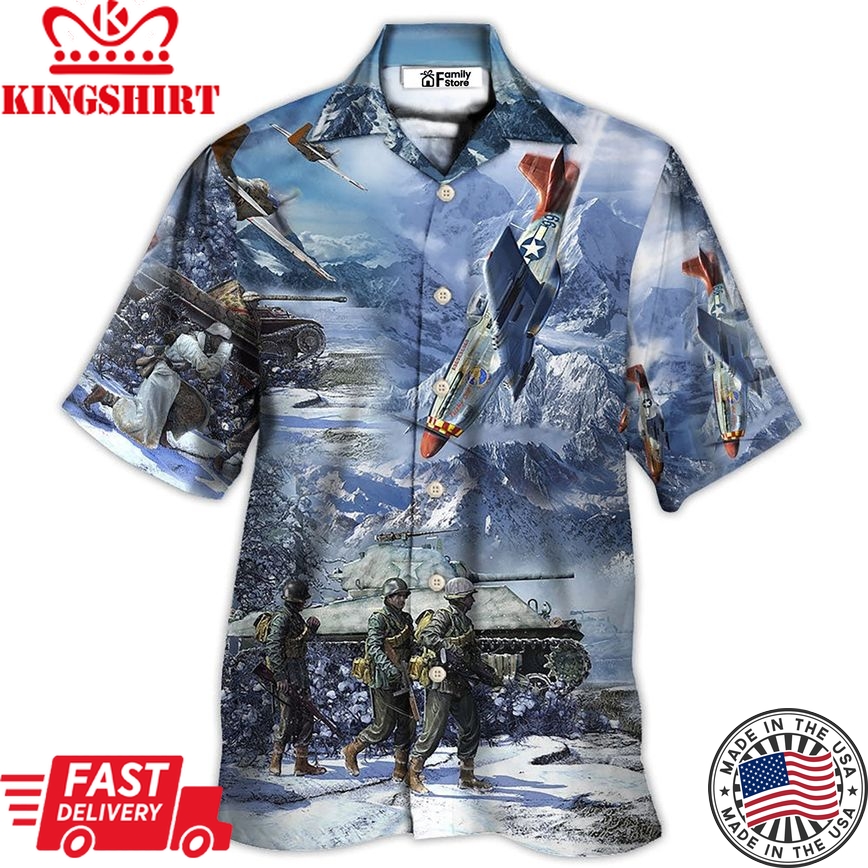 Veteran Only The Dead Have Seen The End Of War With Ice Snow - Hawaiian Shirt