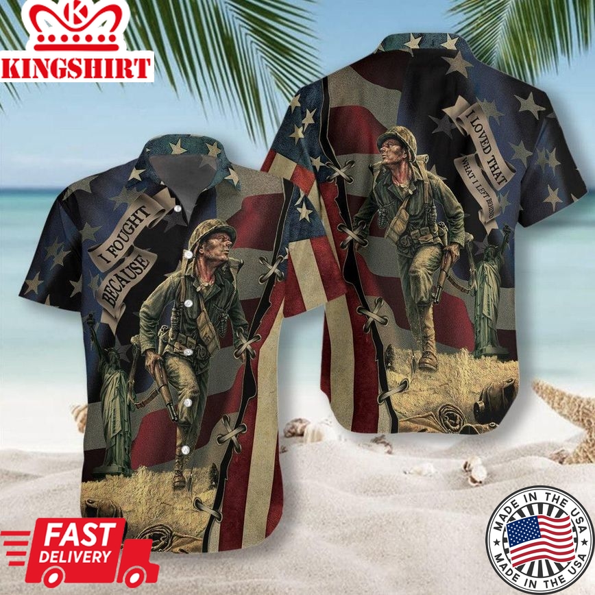 Veteran Trendy Hawaiian Shirt