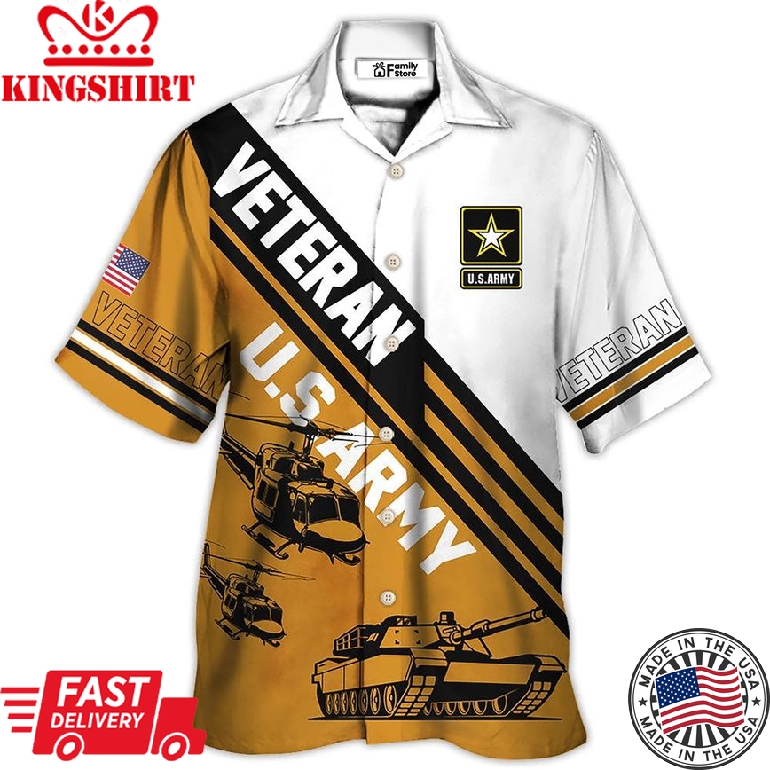 Veteran Us Army Honor The Fallen - Hawaiian Shirt