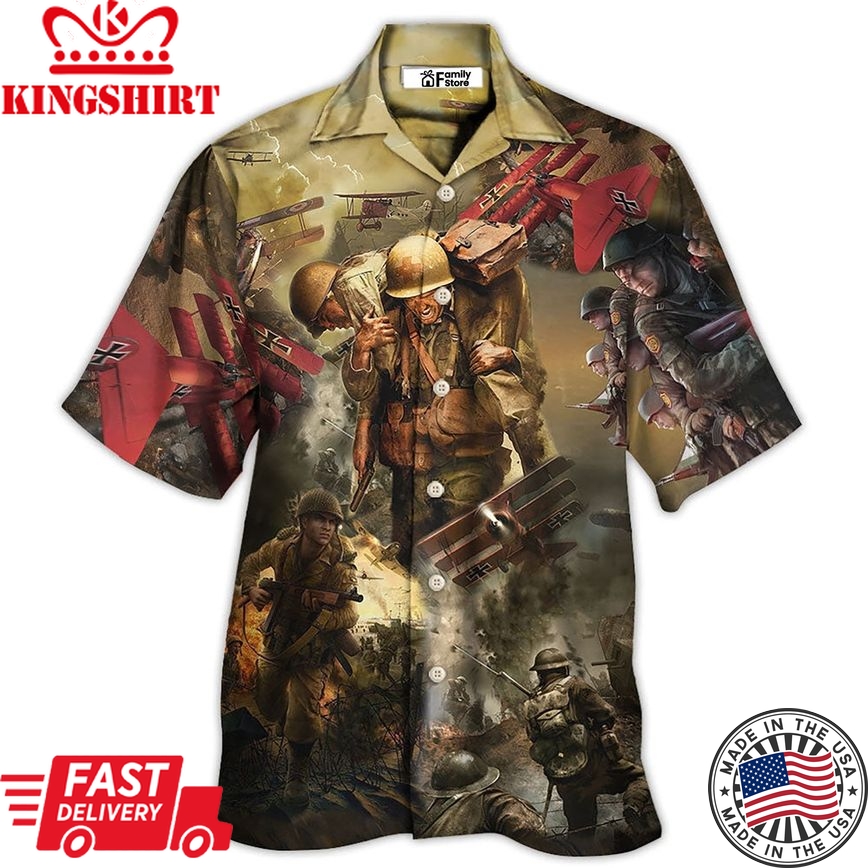 Veteran War And Peace With Strong Style - Hawaiian Shirt