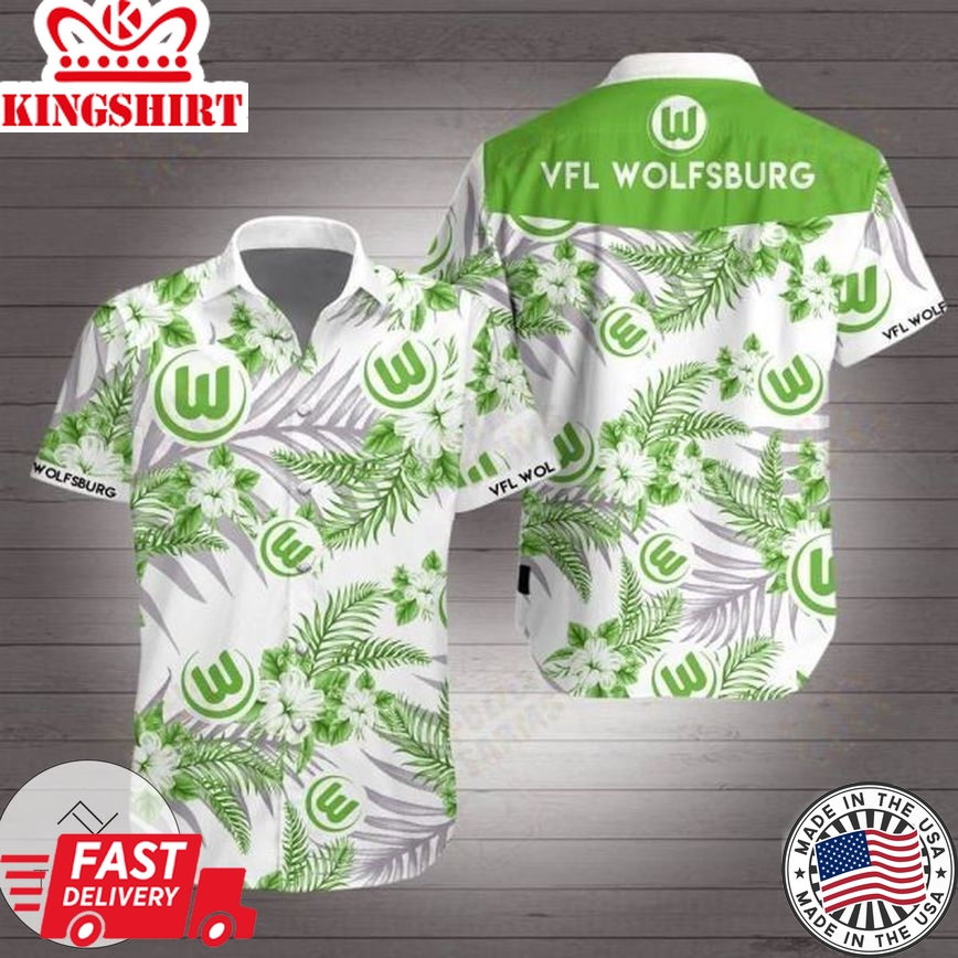 Vfl Wolfsburg Trendy Hawaiian Shirt Aloha Shirt