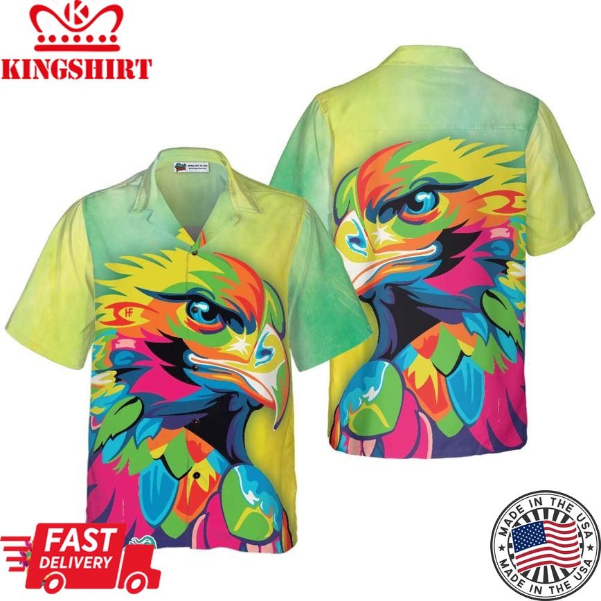 Vibrant American Eagle Shirt Hawaiian Shirt