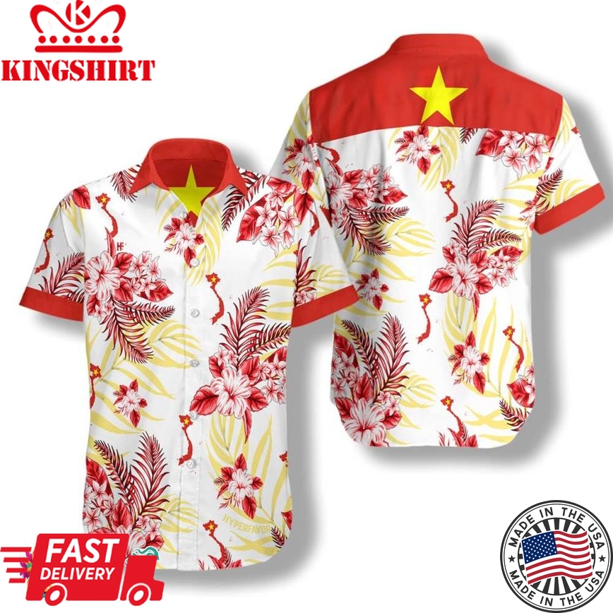 Vietnam Tropical Hawaiian Shirt