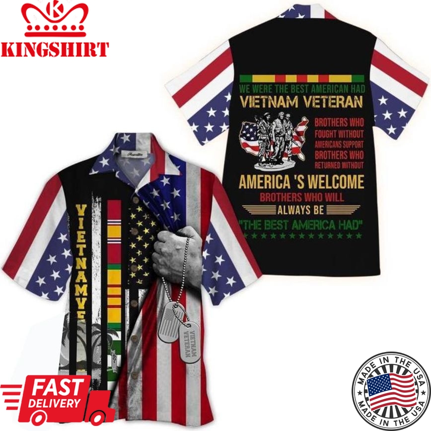 Vietnam Veteran Hawaii Shirt Brothers Who Will Always Be The Best America Had Aloha Shirt