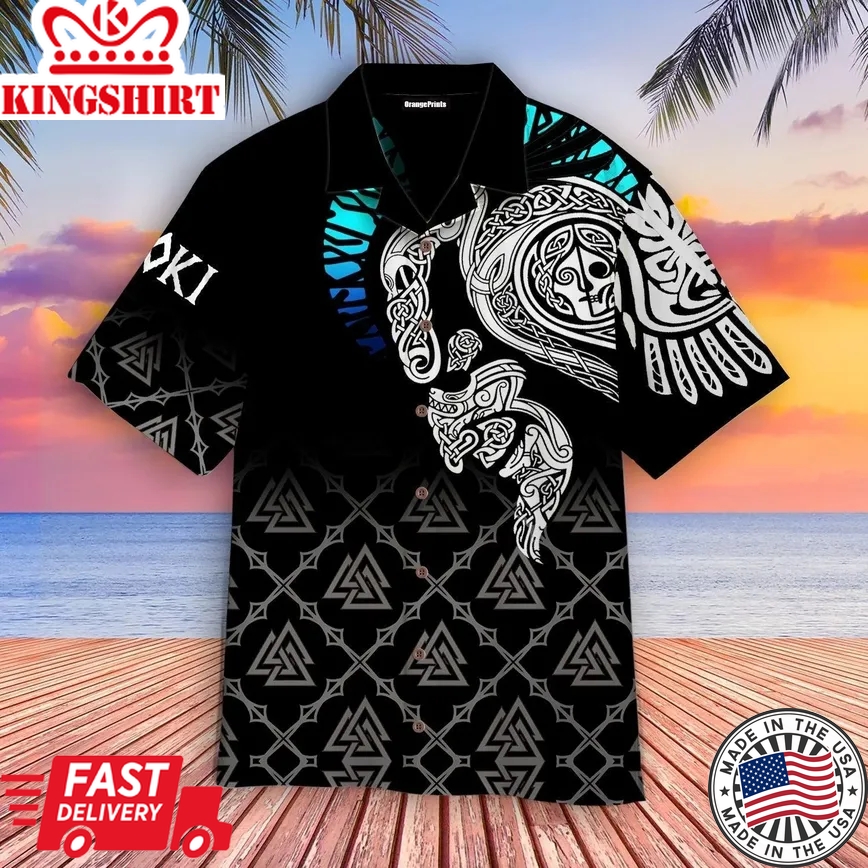 Viking Loki Trendy Hawaiian Shirt For