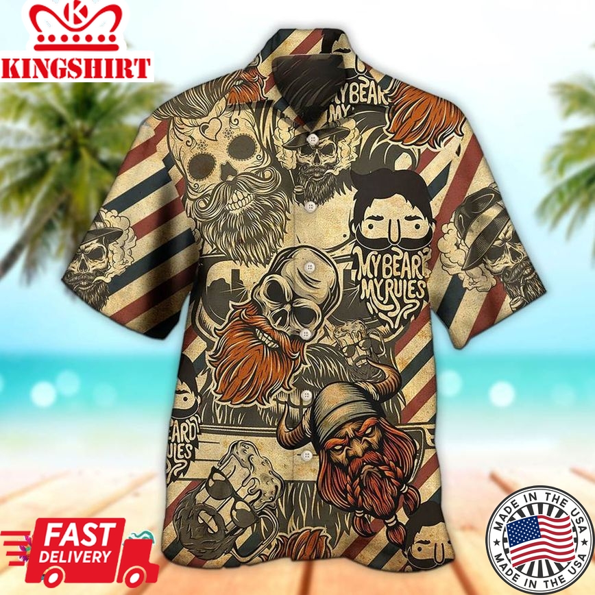 Viking My Rules Hawaiian Aloha Beach Shirt