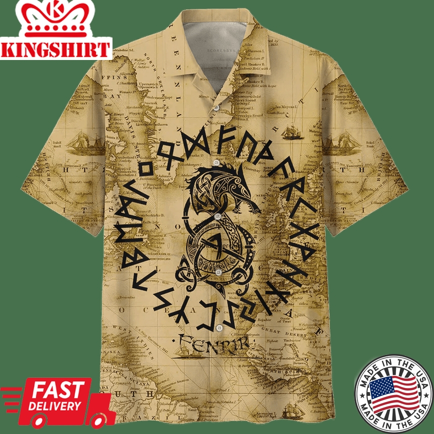 Viking Trendy Hawaiian Shirt