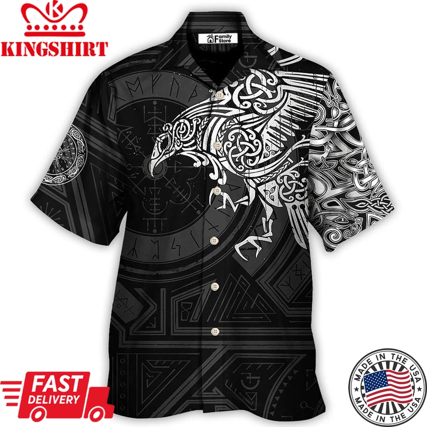 Viking Valhalla The Ravens Hawaiian Shirt