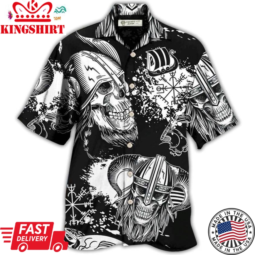 Viking Victory Life Black Style Hawaiian Shirt