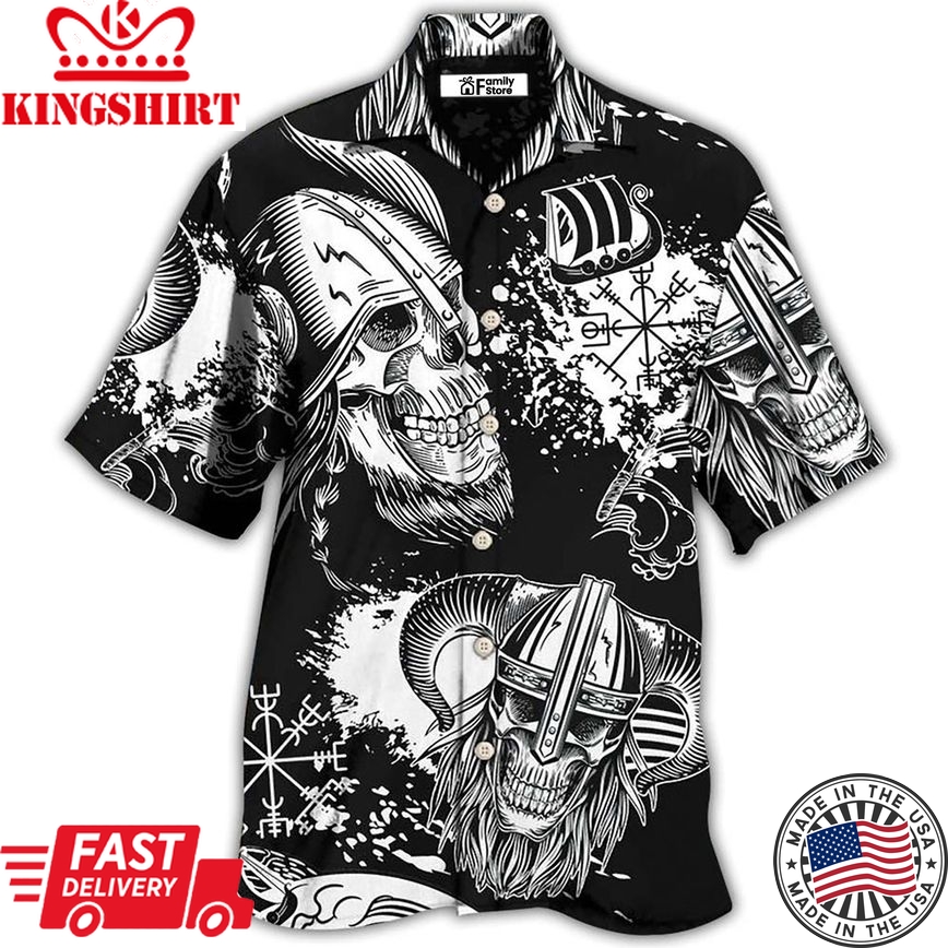 Viking Victory Life Black Style Hawaiian Shirt