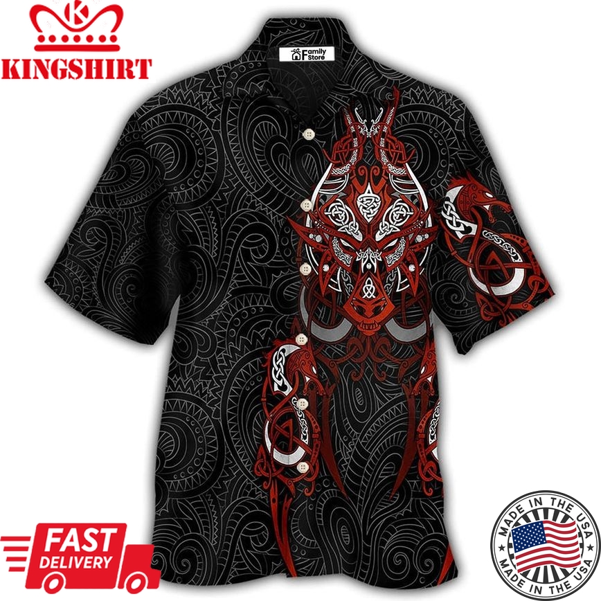 Viking Victory Life Style Cool Pattern Hawaiian Shirt