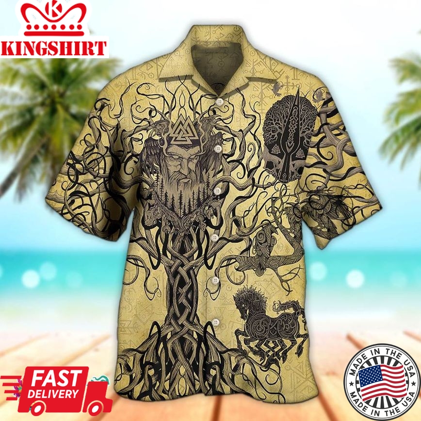 Viking Victory Life Unique Style Hawaiian Aloha Beach Shirt