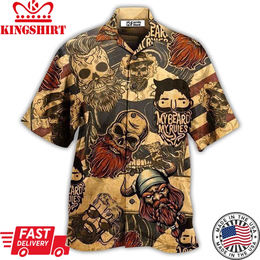 Viking Warrior Life Style Hawaiian Shirt