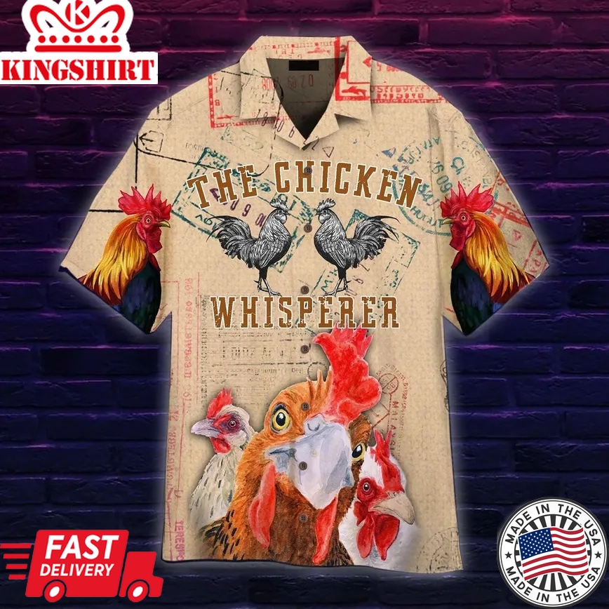 Vintage Chicken Trendy Hawaiian Shirt For