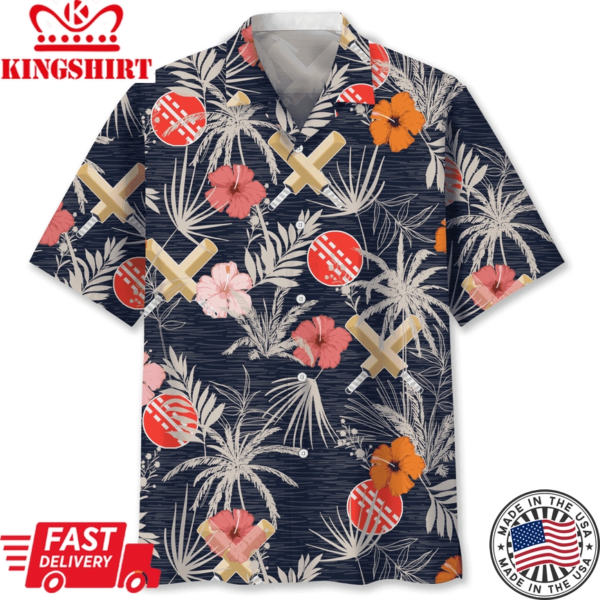 Vintage Cricket Island Trendy Hawaiian Shirt: Nostalgic Vibes in Paradise