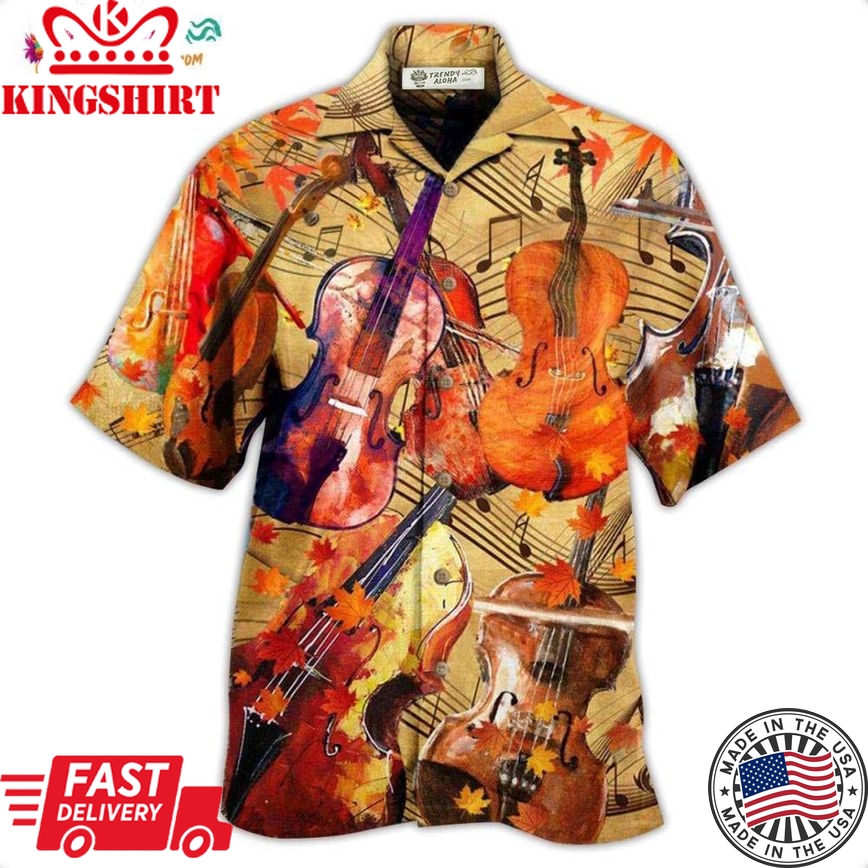 Violin Music Notes Can Change Your World Hawaiian Shirt