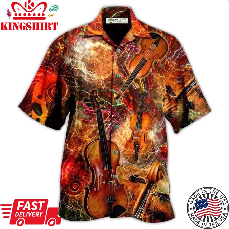 Violin Soul Of Music Hawaiian Shirt