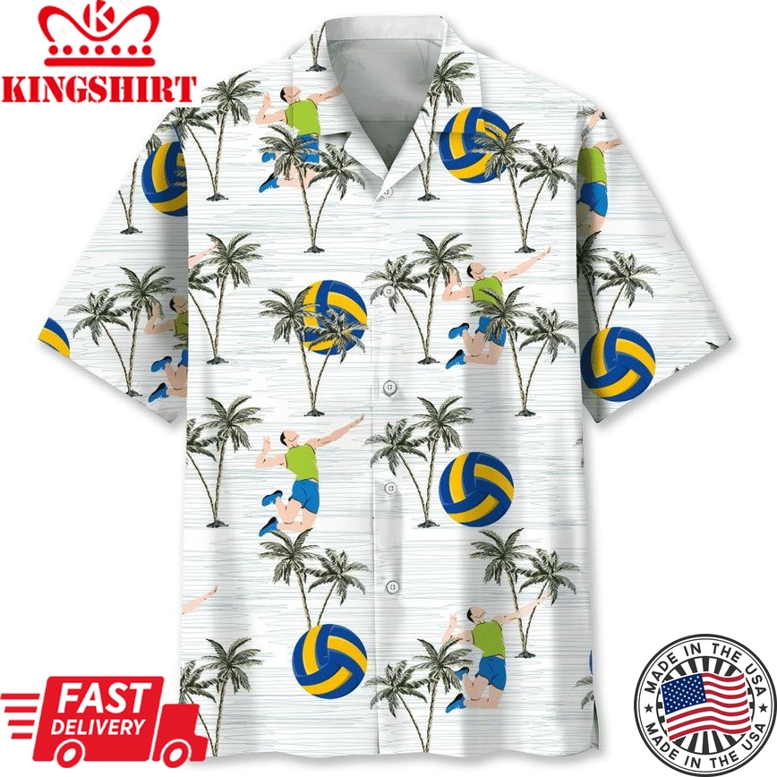 Volleyball Coconut Trendy Hawaiian Shirt