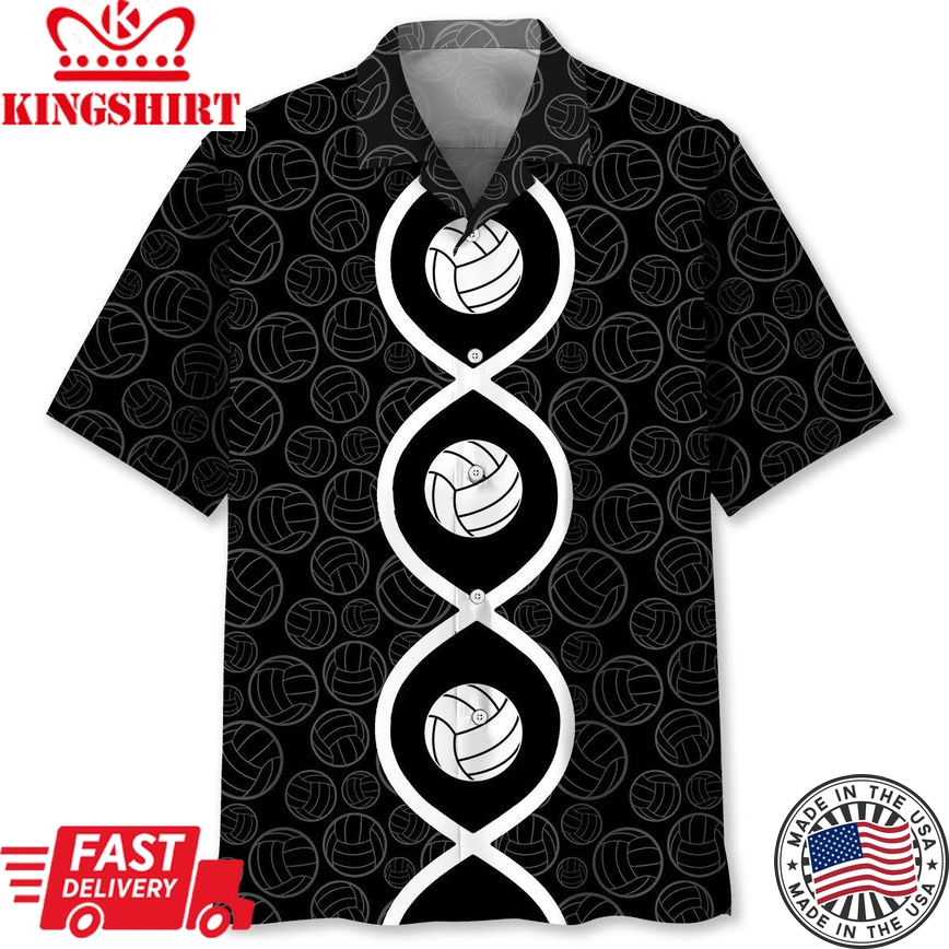 Volleyball Dna Trendy Hawaiian Shirt