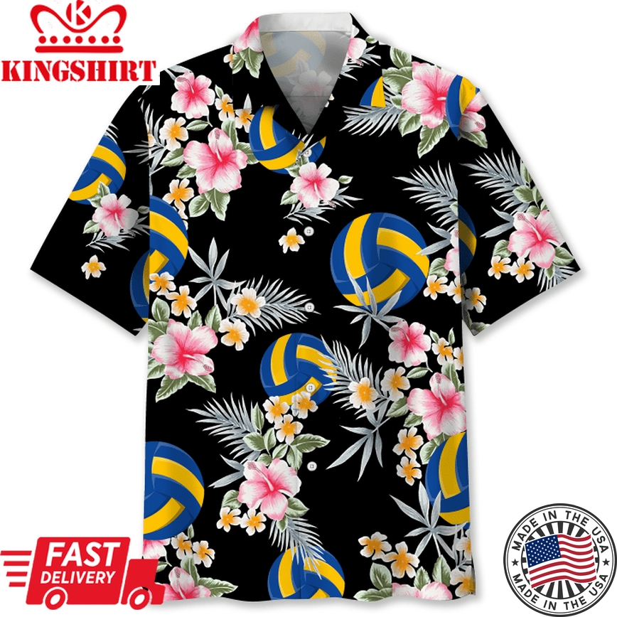 Volleyball Flower Hawaii Shirt