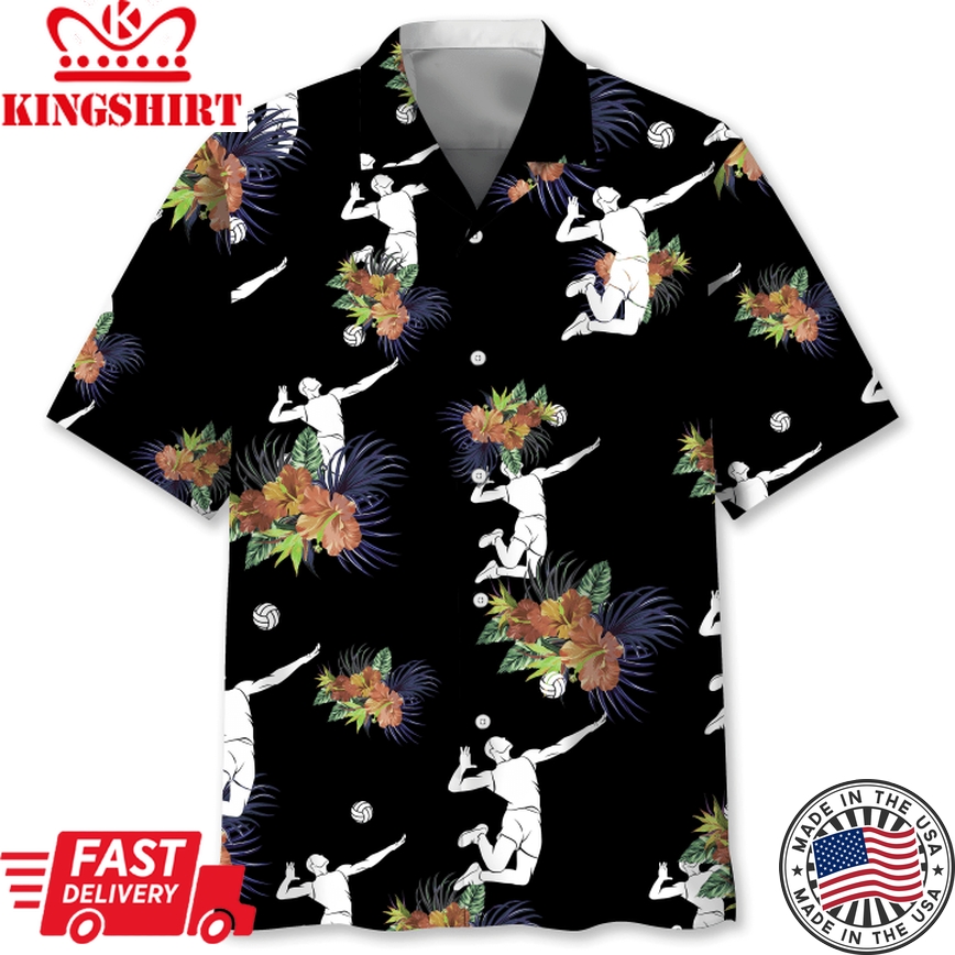 Volleyball Hawaiian Nature All Over Printed Hawaiian