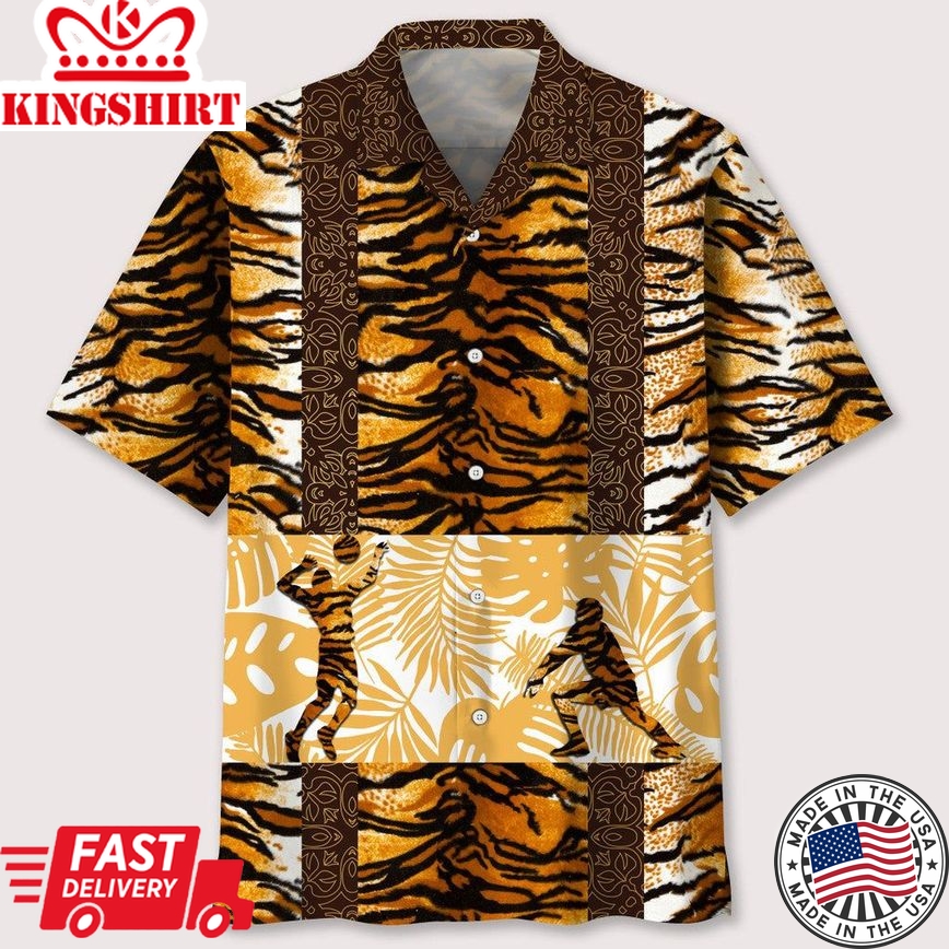 Volleyball Leopard Skin Trendy Hawaiian Shirt