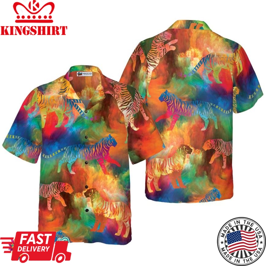 Vortex Paradise Tiger Shirt Hawaiian Shirt