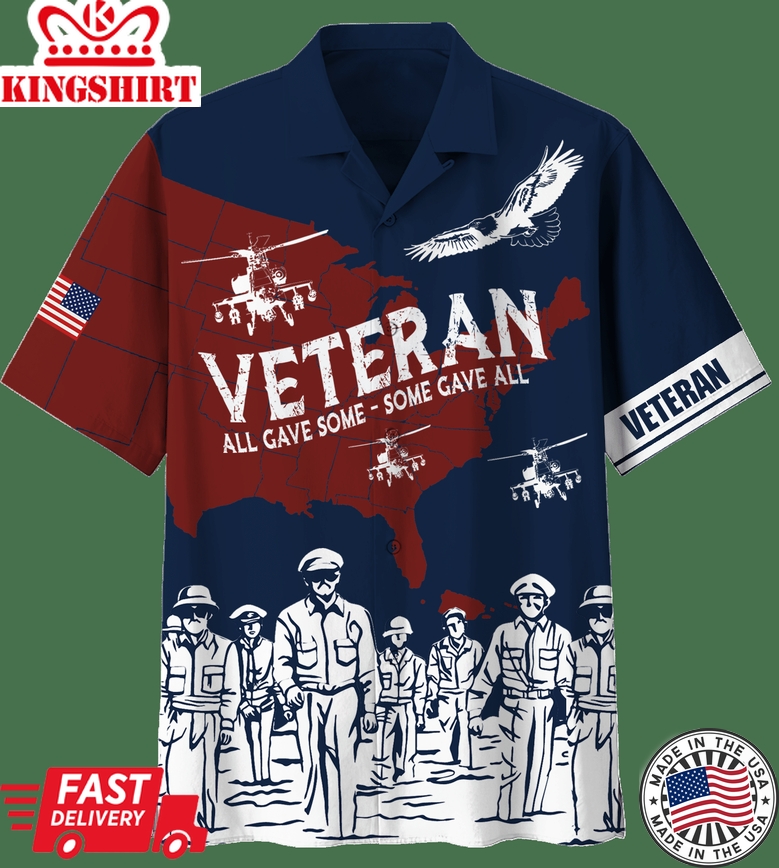 Warriors Among Us Hawaiian Shirt - All Gave Some Some Gave All