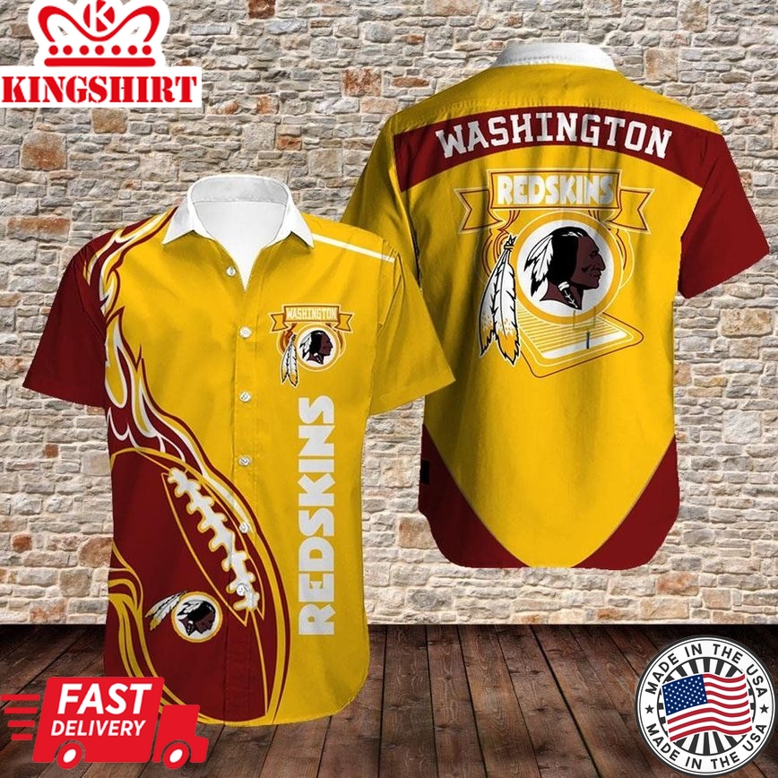 Washington Football Team Limited Edition Hawaiian Shirt: Trending Hawaiian Shirts Design 02