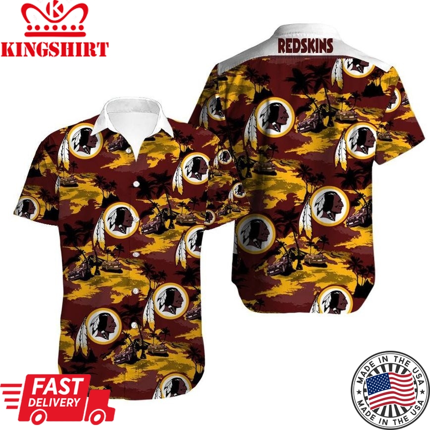 Washington Football Team Limited Edition Hawaiian Shirt: Trending Hawaiian Shirts Design 06