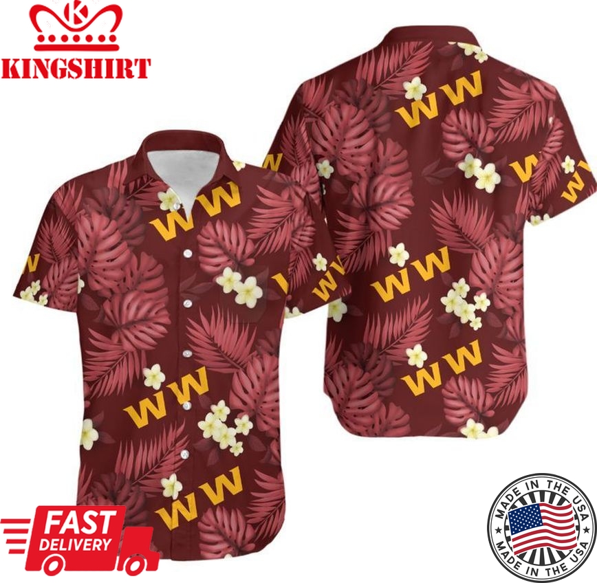 Washington Football Team NFL Gift For Fan Hawaii Shirt And Shorts Summer Collection Trending Hawaiian Shirts