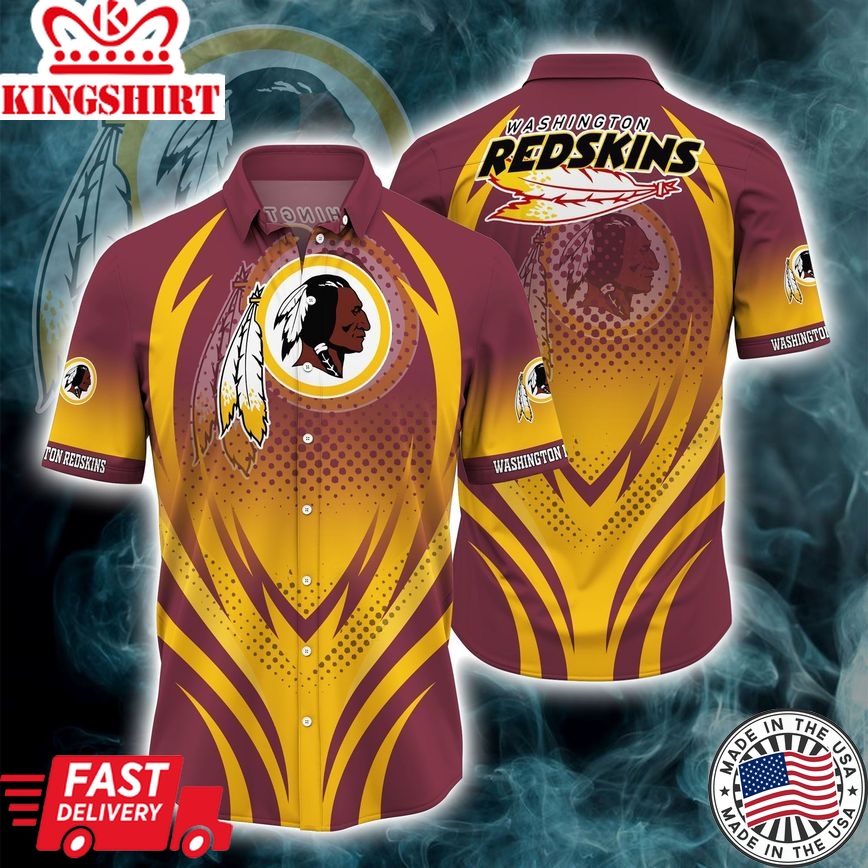 Washington Football Team NFL Hawaiian Shirt: Gift for Fans (Design 023)