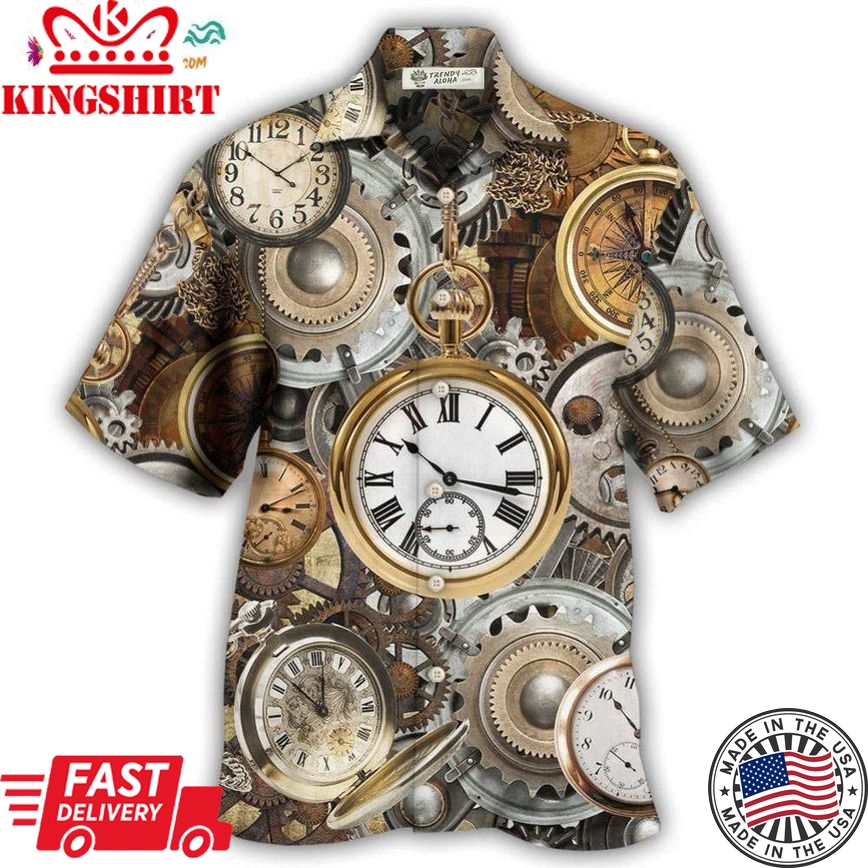 Watch Pocket Watch Vintage Style Hawaiian Shirt