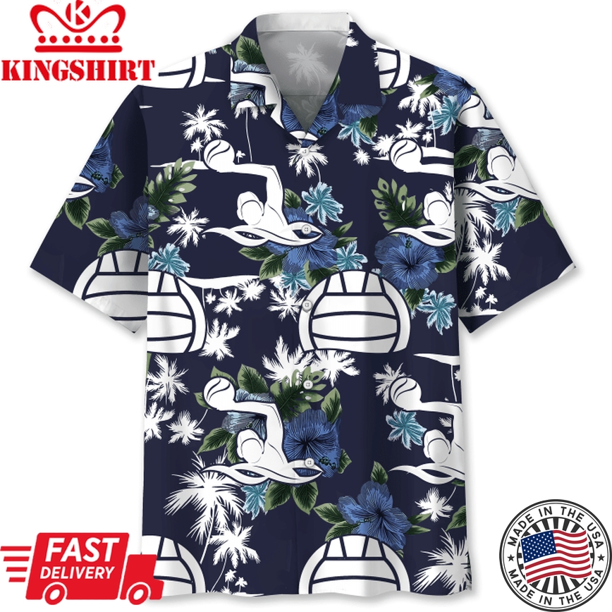 Water Polo Blue Nature Trendy Hawaiian Shirt