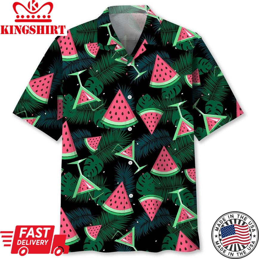 Watermelon Trendy Hawaiian Shirt