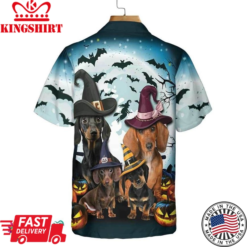 We Are Ready To Go Trick Or Treat Dog Halloween Hawaiian Shirt, Funny Halloween Shirt For Men & Women