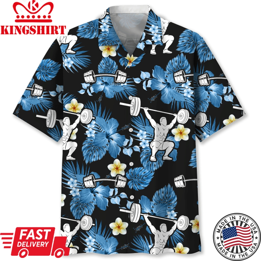 Weight Lifting Nature Trendy Hawaiian Shirt