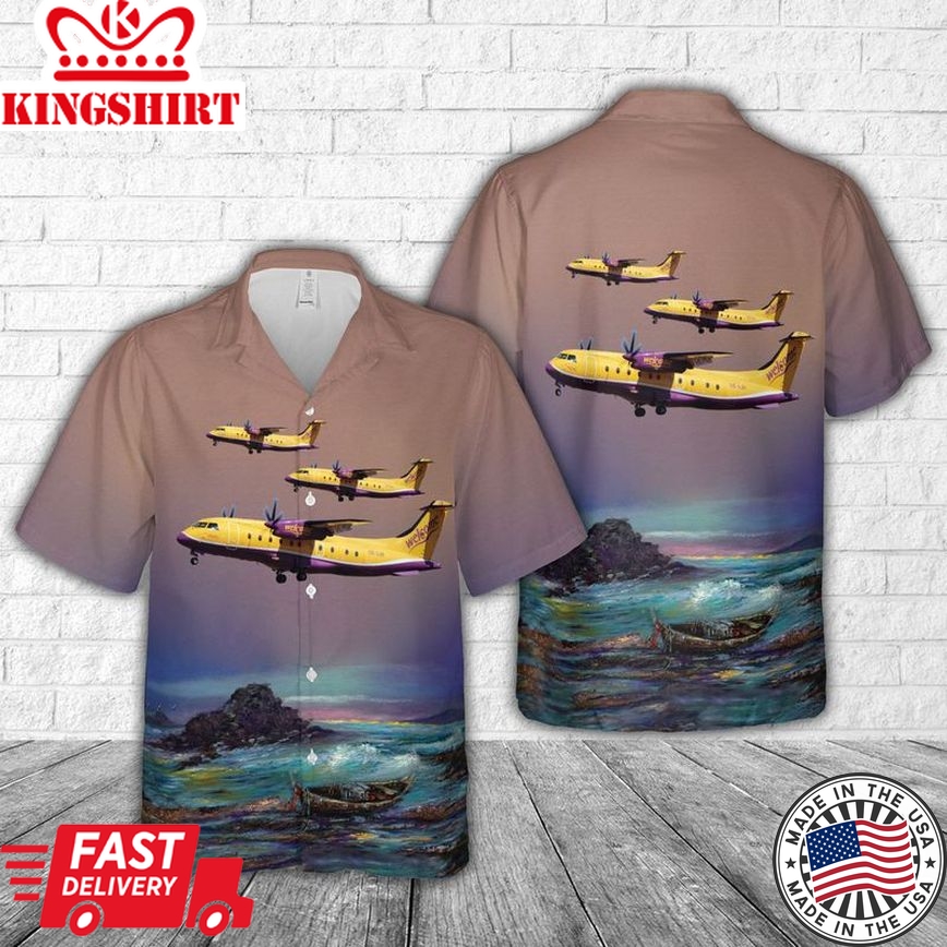 Welcome Air Dornier Do-328-110 Trendy Hawaiian Shirt