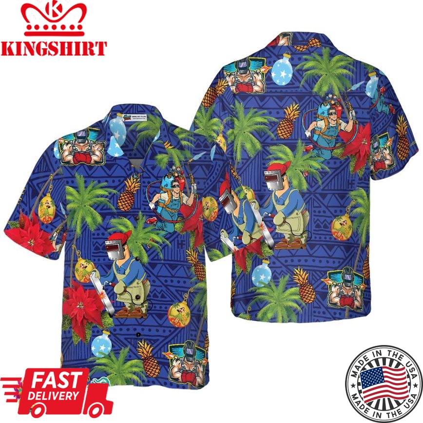 Welder Proud Hawaiian Shirt