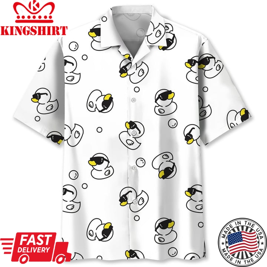 White Duck Sunglasses Shower Hawaii Shirt