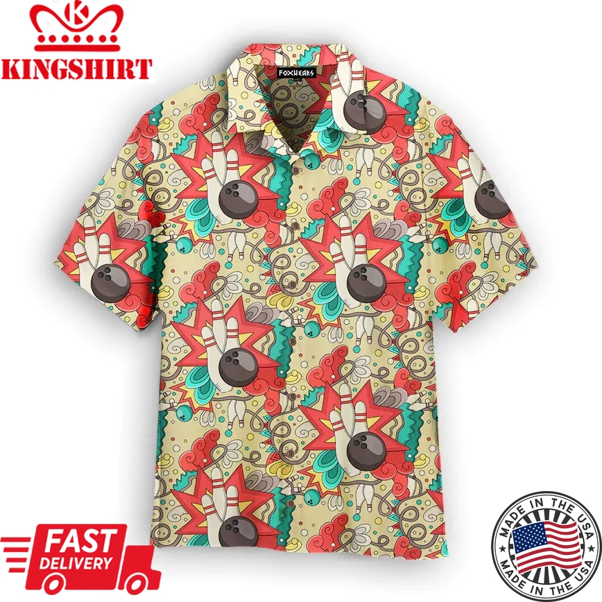 Who Gives A Spit Bowling Colorful Nice Trendy Hawaiian Shirt Aloha Shirt