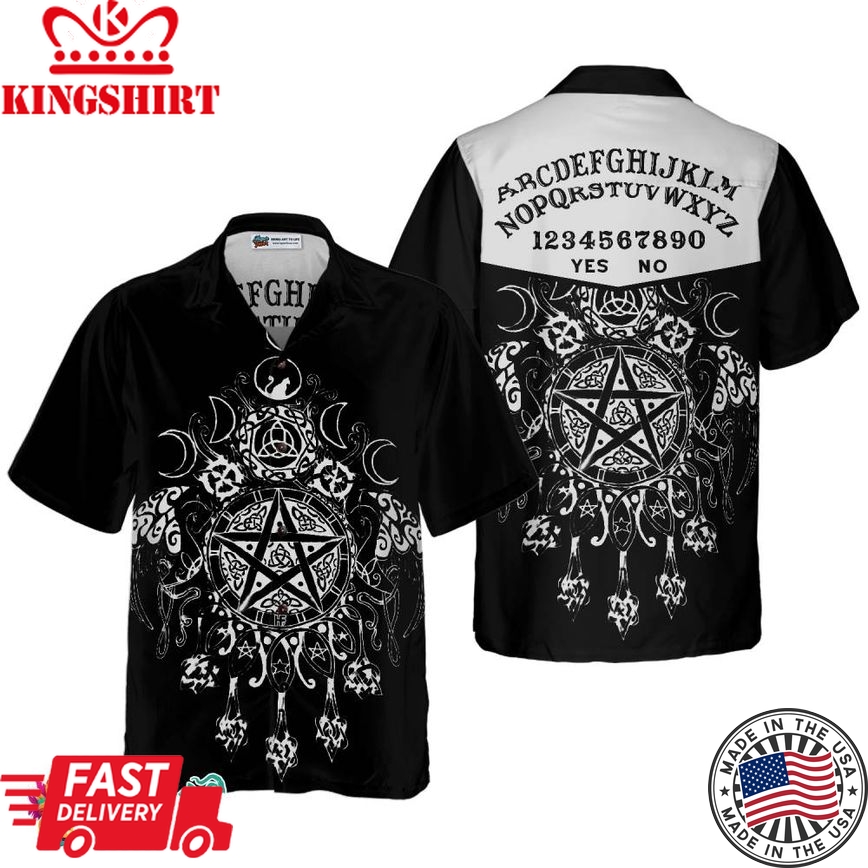 Wicca Pentagram Hawaiian Shirt