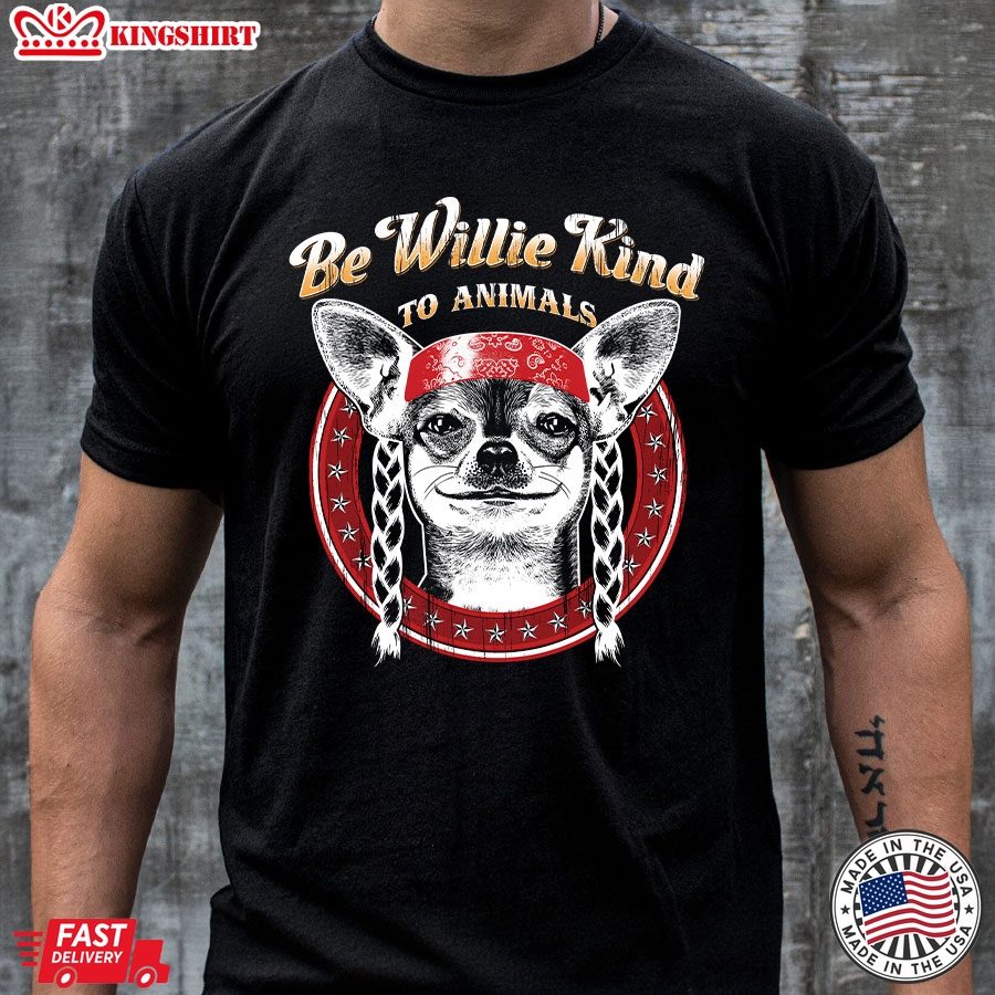 Willie Nelson Be Willie Kind To Animals T-Shirt