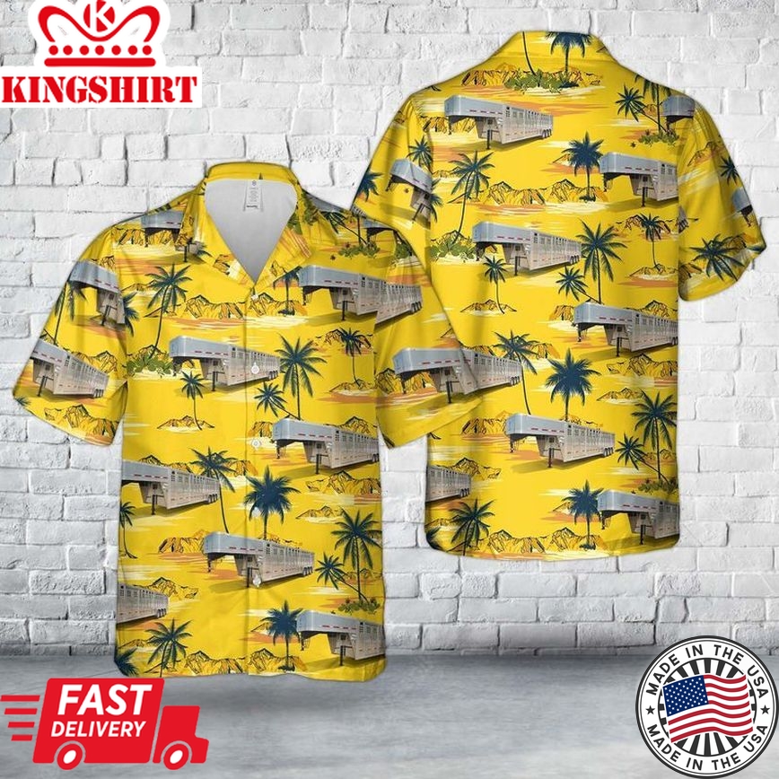 Wilson Trailer Gooseneck Foreman Trendy Hawaiian Shirt