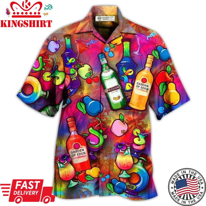 Wine Fruit Love It Hawaiian Shirt