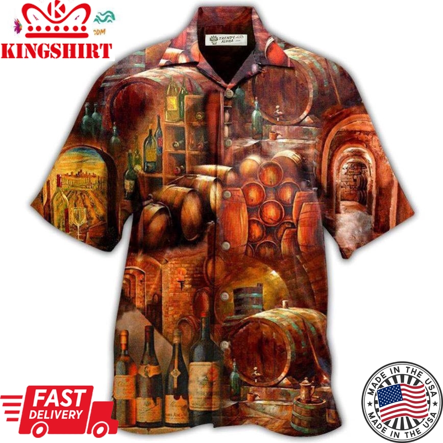 Wine Tasting Daily From The Cellar Hawaiian Shirt