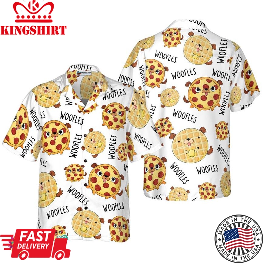 Woofles Pizza And Cake Hawaiian Shirt