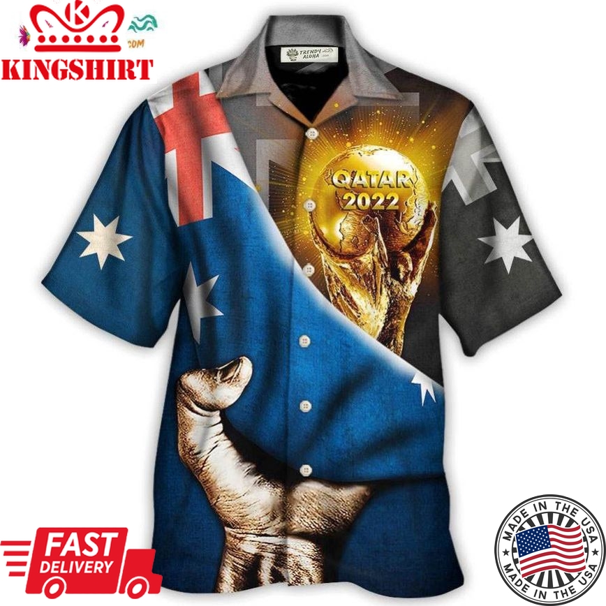 World Cup Qatar 2022 Australia Will Be The Champion Hawaiian Shirt